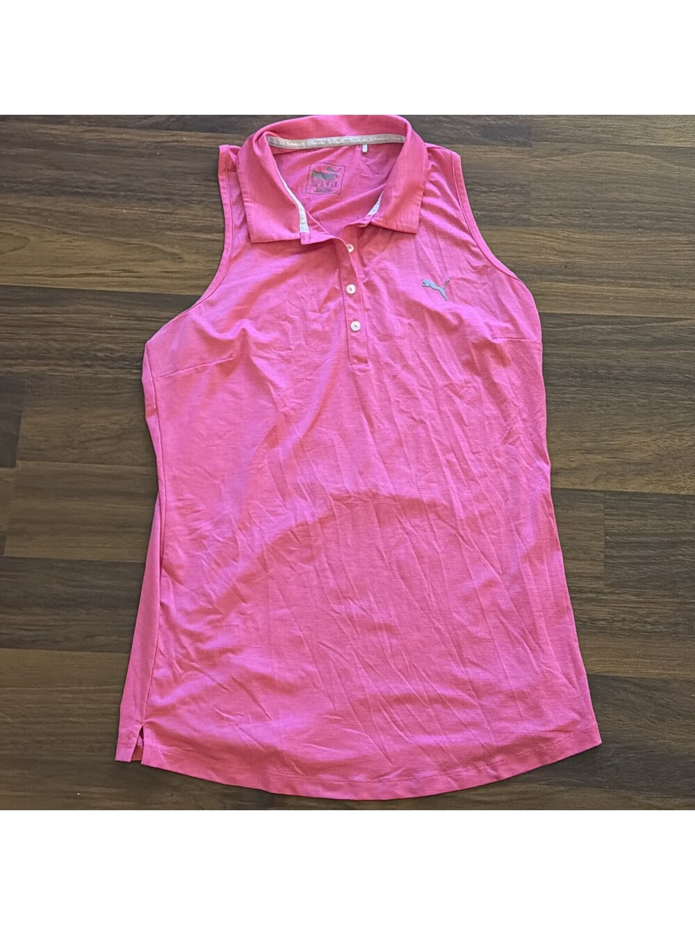 Puma Golf/Tennis Women's Sleeveless Polo, Pink, Medium Great Condition Worn Once